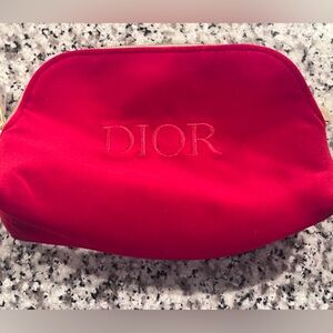 Dior Beauty Holiday Red Cosmetic Pouch